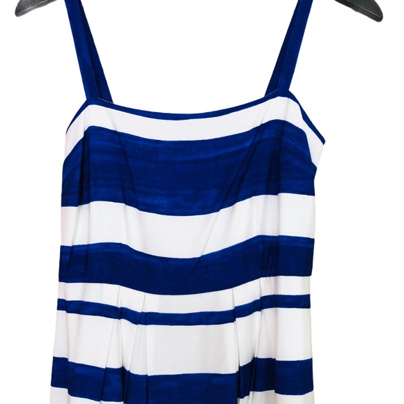 NWT- Ann Taylor aloft Blue & white striped Dress - Picture 3 of 7